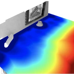 Distance and Collision Probability Estimation from Gaussian Surface Models